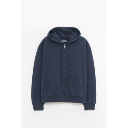 CARHARTT WIP CARBON HOODED BENTON SWEAT JACKET